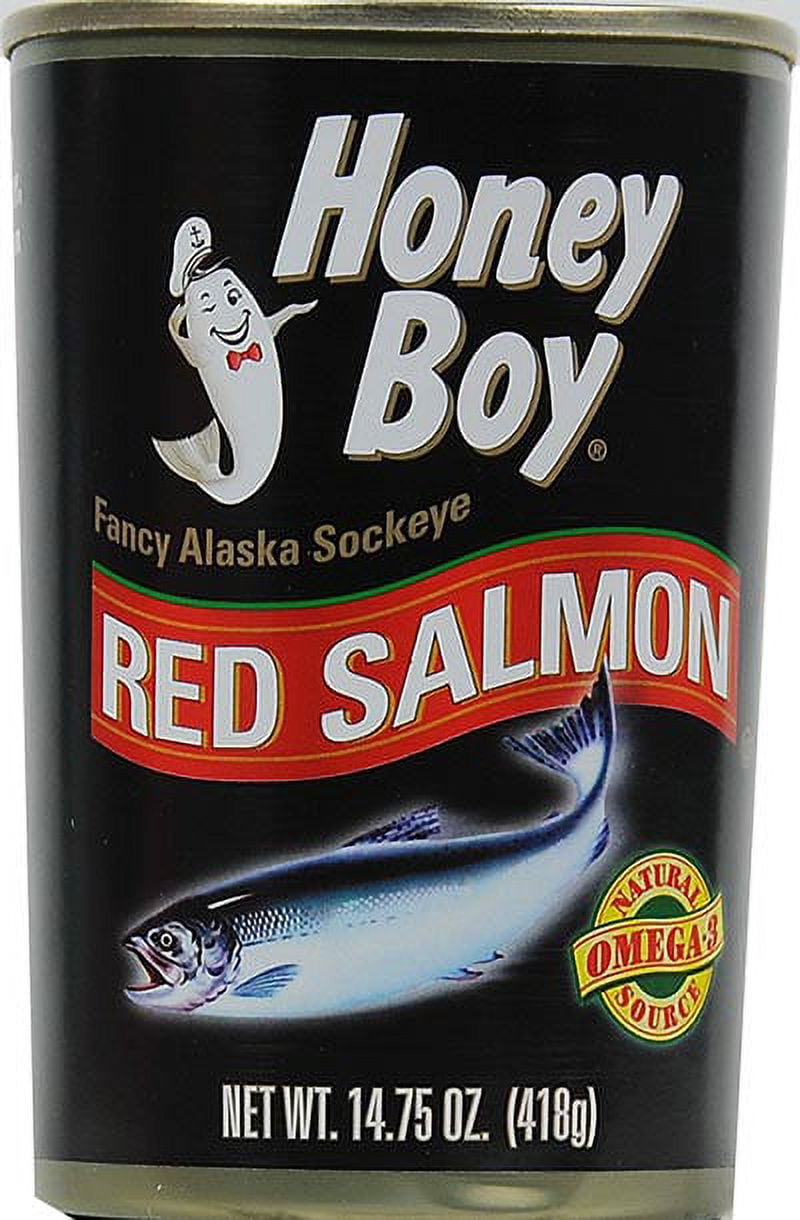 (2 pack) Kelley Clarke Honey Boy Red Salmon, 14.75 oz