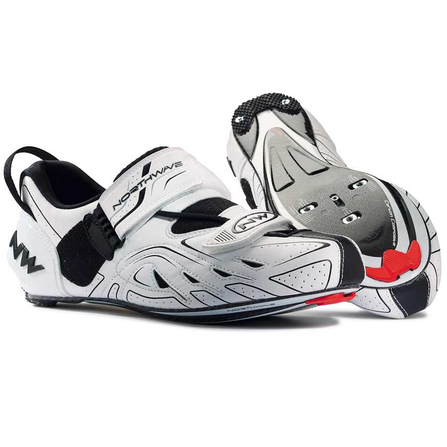Northwave Tribute 2 Triathlon Bicycle Cycle Bike Shoes White 