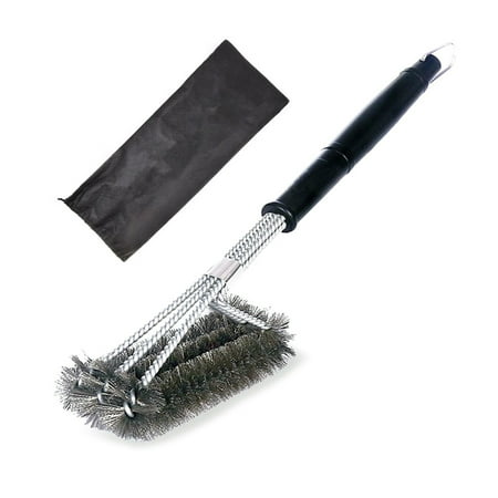 

Grill Cleaning Brush BBQ Tool Barbecue Grill Brush Stainless Steel Brushes Cleaner Outdoor BBQ Accessories