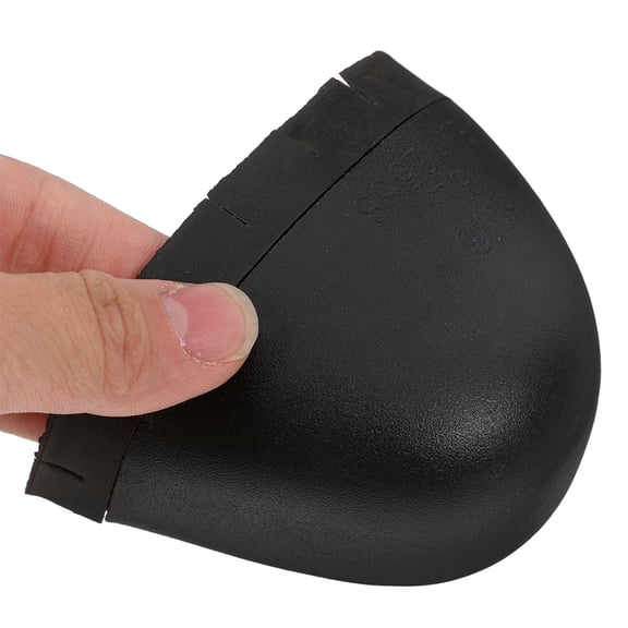 LOLIPPYY 2 Pairs Black Steel Toe Protectors for Work Boots, Impact Resistant Toe Covers for Safety Shoes