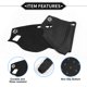 thumbnail image 4 of Cubierta de Tablero Unique Bargains Compatible para Kia Optima 2016-2020, Consola Central de Suede Antideslizante Negra, 4 of 7