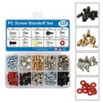 thumbnail image 6 of 228Pcs PC Screw Standoff Set Kit Replacement Parts for Computer Case Hard Drive Motherboard Cooler Repair Screw Set, 6 of 7