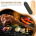thumbnail image 6 of FRCOLOR Cast Iron Steak Plate with Wooden Base for BBQ and Food Serving 1 Set, 6 of 8