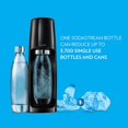 thumbnail image 5 of SodaStream Fizzi Sparkling Water Maker Bundle (Black), with CO2, BPA Free Bottles, and Bubly Drops Flavors, 5 of 5