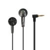 FAAEAL Iris Ancestor in-Ear Earphones, Super Bass 3.5mm Wired Headphones, Earbuds Without/with HD Microphone, Balanced Sound 32ohm Flat Head Earbuds for Smartphones (Without Mic, Gray)