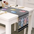 thumbnail image 4 of Easter Bunny Egg Pattern Linen Print Kitchen Dining Room Insulated Decorative Placemat（H）, 4 of 7