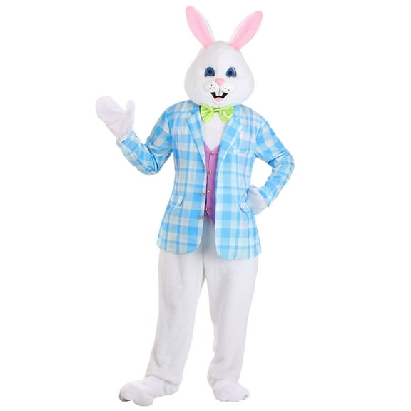 Adult Deluxe Easter Bunny Mascot Costume