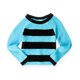 thumbnail image 2 of SuÃ©ter de punto brillante a rayas de Justice Girls, azul, 7 Justice Tejer, 2 of 2