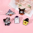 thumbnail image 3 of Sanrio-broche esmaltado de Hello Kitty, insignia de estilo oscuro Kawaii Kuromi, joyería para ropa, accesorios bonitos, regalos, 3 of 4