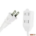 thumbnail image 6 of Iron Forge Cable 15 ft 3 Outlet White Extension Cord with Foot Switch - 16/2 SJTW 2 Prong Indoor Extension Cord with Multiple Outlets, 6 of 6