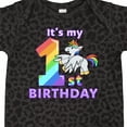 thumbnail image 4 of Inktastic It's My 1st Birthday Unicorn Boys or Girls Baby Bodysuit, 4 of 5