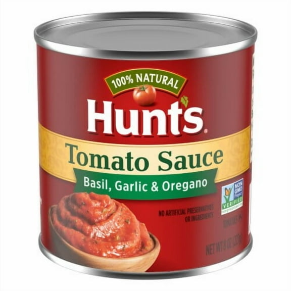 Hunt's Tomato Sauce With Basil Garlic And Oregano 8 OZ - Pack of 2