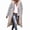 Light Gray, variant on Women Warm Oversized Reversible Fleece Puffer Shearling Down Long Jackets Outerwear with Hood Light Green S