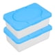 thumbnail image 3 of GOOHOCHY Dispensador de toallitas húmedas para bebé (2 unidades) con tapa, caja de pañuelos rellenable para el hogar y viajes, soporte ideal para la higiene del bebé., 3 of 8
