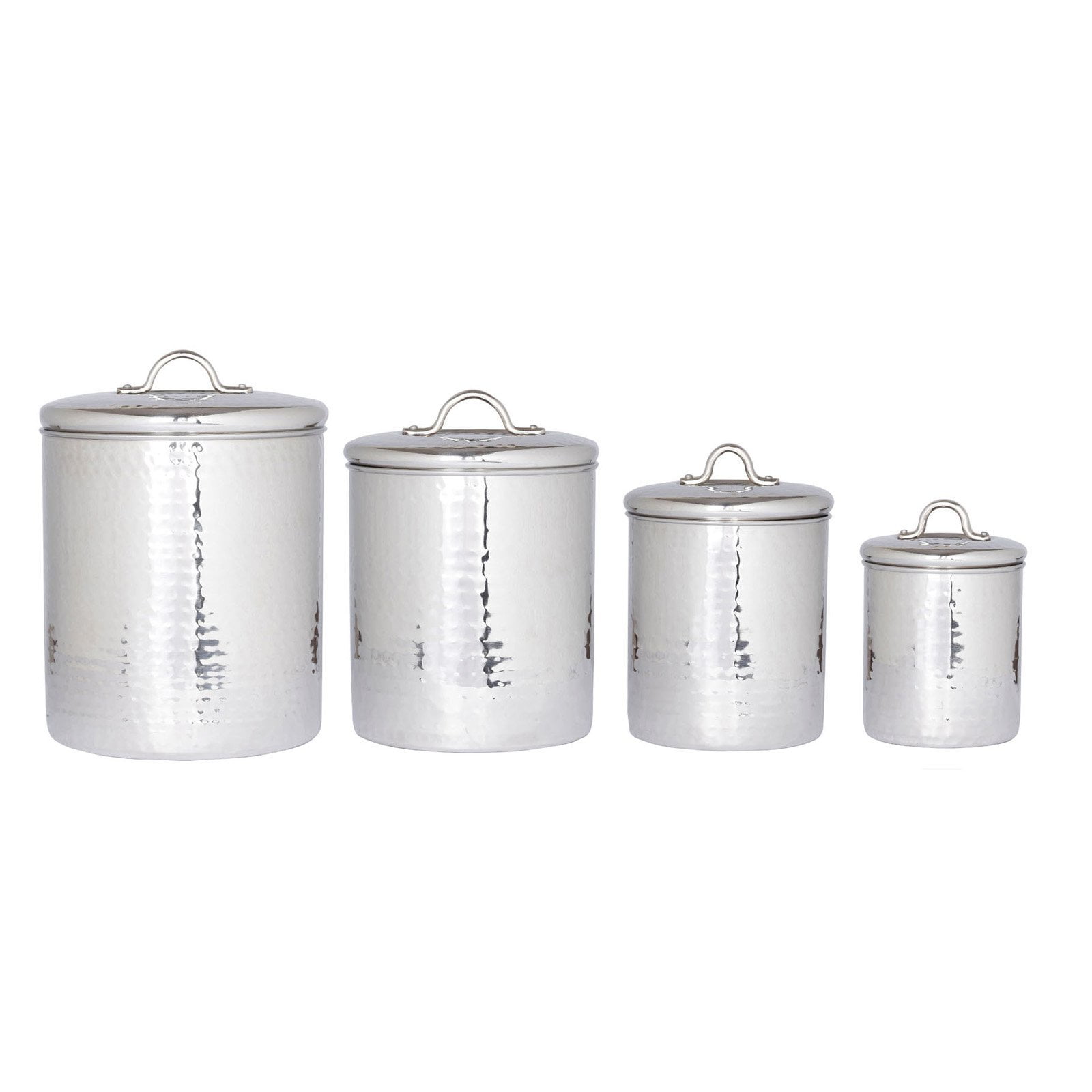 Premier White Galvanised Steel Utensils Canister Kitchen Storage Tin Jar 