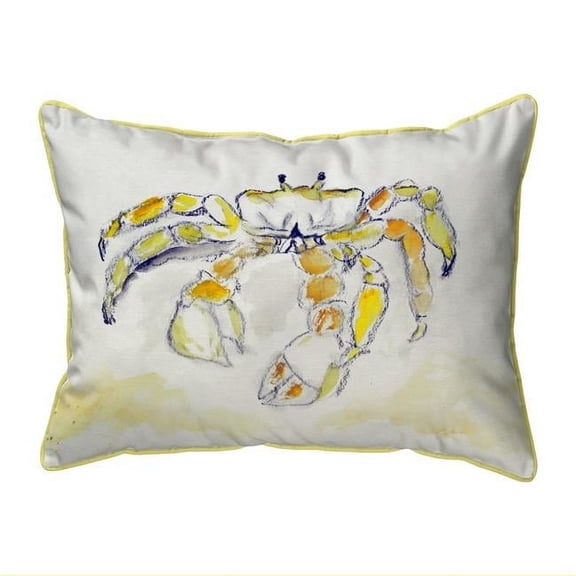 Betsy Drake SN717 11 x 14 in. Ghost Crab Small Indoor & Outdoor Pillow