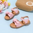 thumbnail image 2 of Duqingm Dress Sandals for Girls Baby Girls and Toddler Sporty Sandals With Adjustable Straps Pink,12, 2 of 7