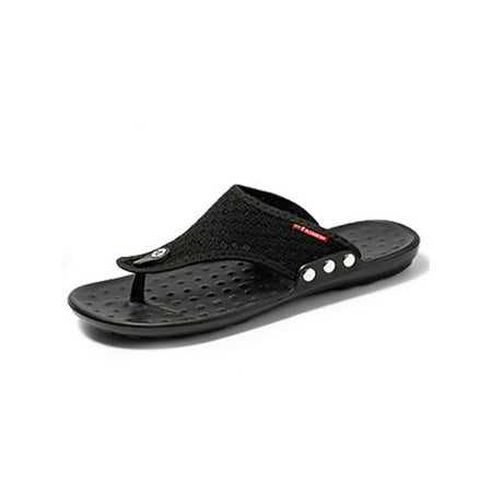 

Woobling Men s Flip Flops Slides Garden Walking Beach Pool Water Flat Slippers Sandals