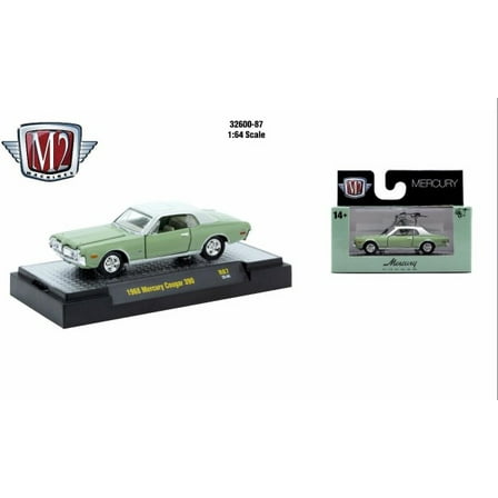 M2 Machines 1:64 Detroit Muscle R87 1968 Mercury Cougar 390
