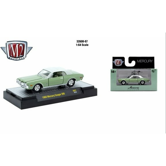 M2 Machines 1:64 Detroit Muscle R87 1968 Mercury Cougar 390