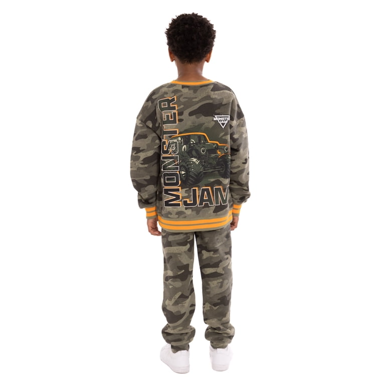 Monster Jam Boys Crewneck Sweatshirt & Joggers Set photo 7
