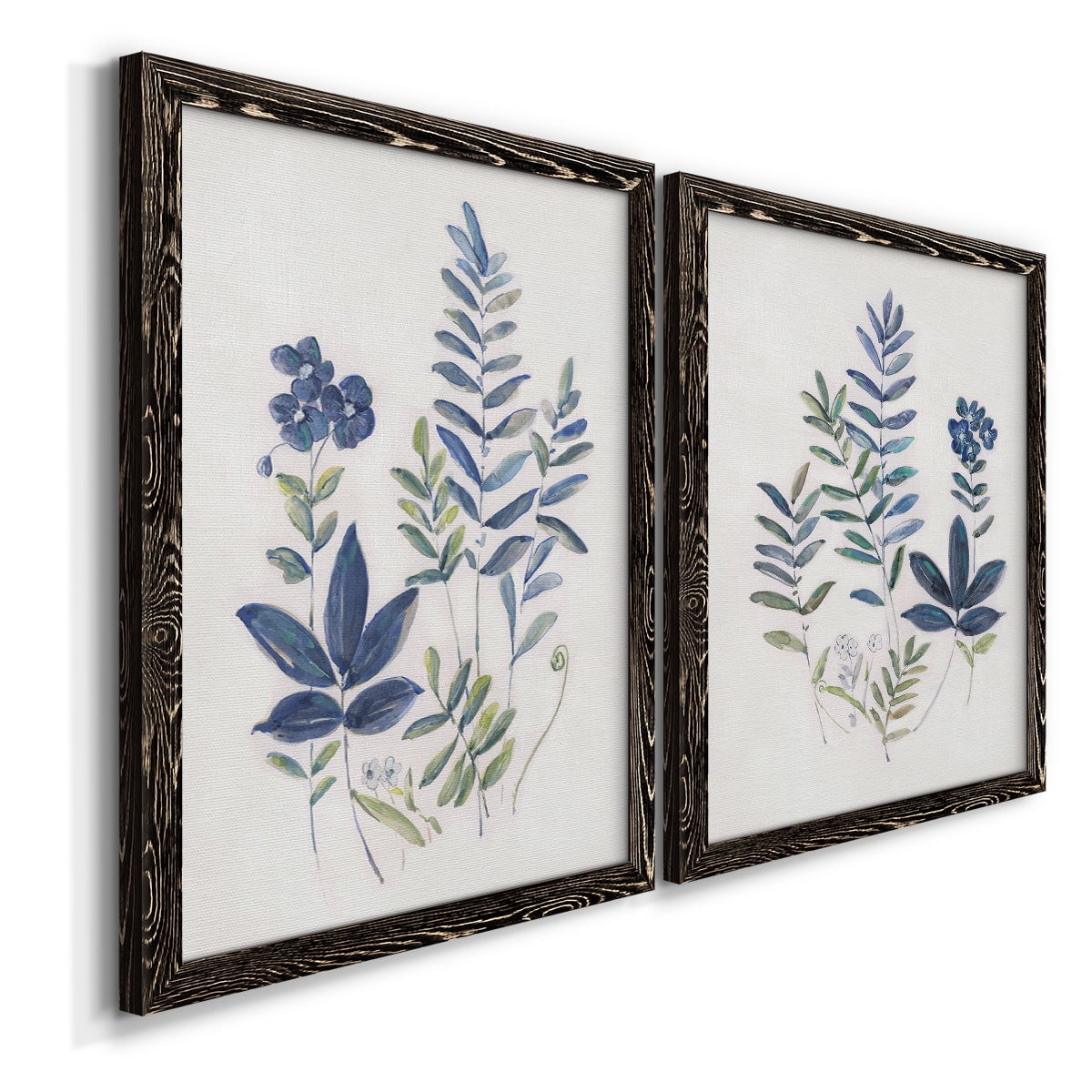 Fern Study I - Premium Framed Canvas 2 Piece Set - Ready to Hang