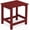 Red, variant on KINGYES Outdoor Side Table, Small Outdoor Table for Patio, Adirondack Side Tables for Outside or Indoor, Weather Resistant Easy Maintenance