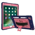 thumbnail image 6 of iPad Air 2 Shockproof Case, iPad Pro 9.7 Case, Dteck Heavy Duty Rugged 3 Layer Full Body Protection Case Kickstand with Shoulder Strap, Hand Strap, Navy/Rose, 6 of 7