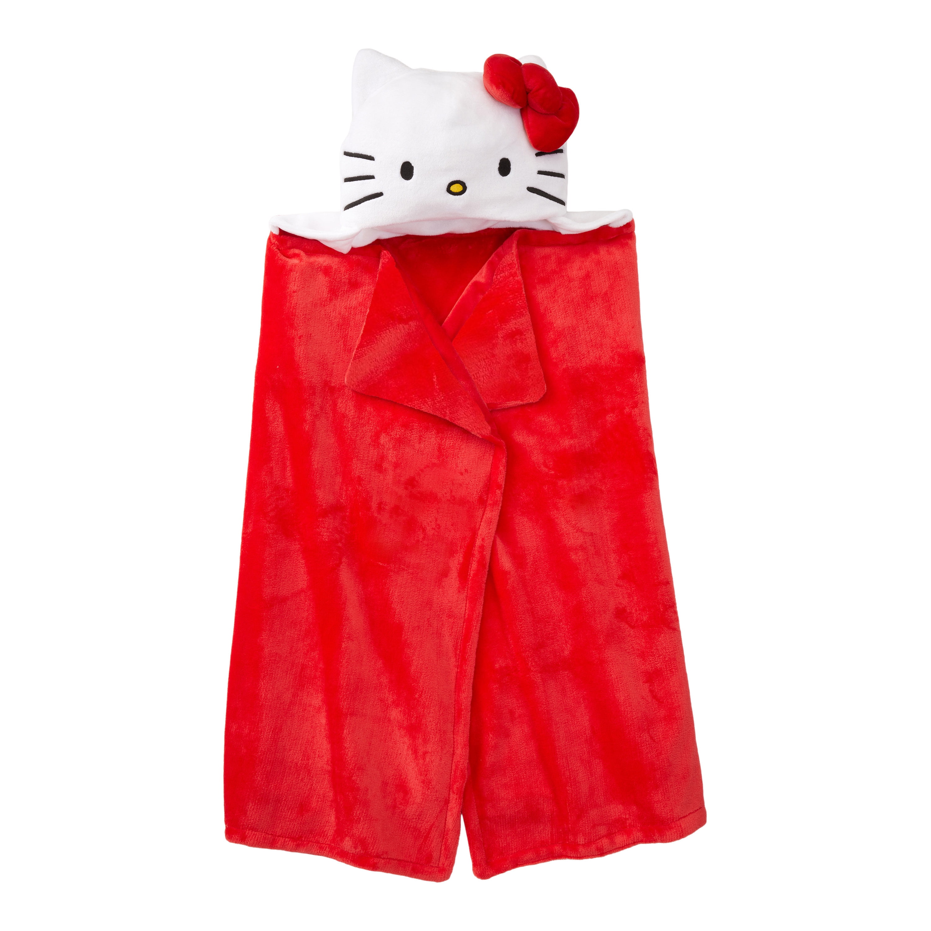 Hello Kitty Kids Hooded Throw Blanket