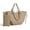 Khaki, variant on First Layer Cowhide Big Tote Women's Bag Versatile Shopping Simple Child and Mother Bag Genuine Leather Bag