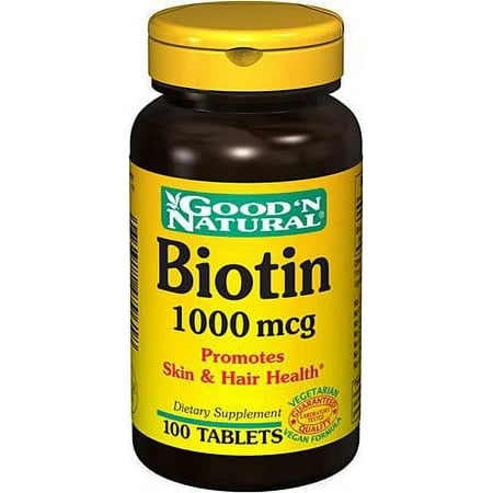 Biotin 1,000 mcg Good 'N Natural 100 Tabs