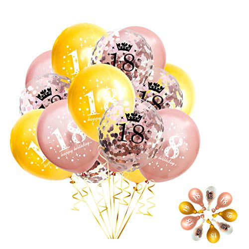 100 Glue Latex & Metal Balloons Balloon Pump Elecrainbow 21st Birthday Party Decorations Kit Silver HAPPY BIRTHDAY Banner Ribbon Clip Rings 41 Pieces Star & Crown Foil Balloons 