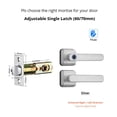 thumbnail image 1 of Door Lock, Fingerprint TTLock Digital Biometric Lock Wireless Password Smart Keyless Electronic Handle Door Lock Single Latch ,Easy to Install, 1 of 7