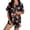 Black, variant on TGPMGRZ Women's Christmas Pajamas Set Long-Sleeve Loose Fit Button Front