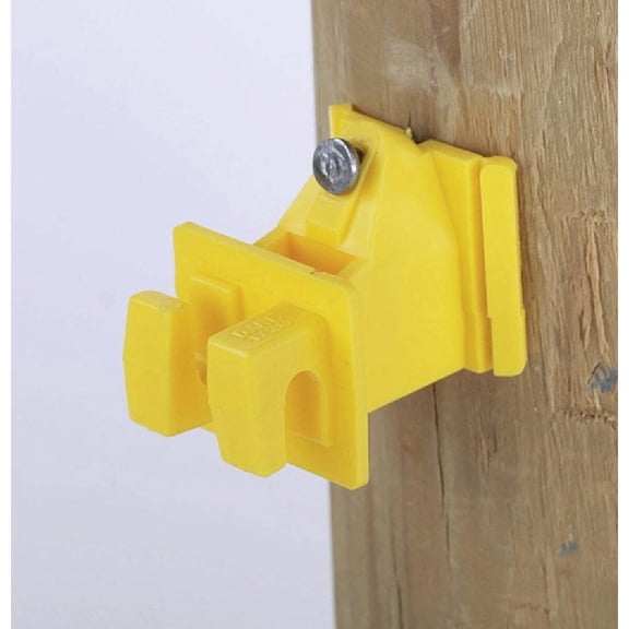Dare Snug Snap-In Yellow Polyethylene Electric Fence Insulator (25-Pack) 1728-25