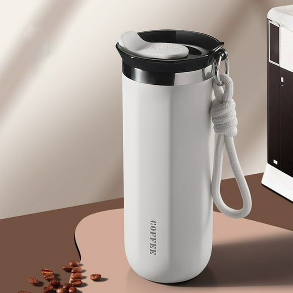 Vacuum Insulated Coffee Cup Double Layer Stainless Steel Travel Cup With Drinking Lid