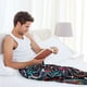 thumbnail image 5 of Balery Paisley Pantalones de pijama para hombre, pijama ultraligero, pantalón de descanso-Small, 5 of 6