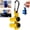 Yellow, variant on Right-Angle Ruler Clamp, Tall Stair Gauges with Holder Hook, Hexagonal Stable Lock with Holder & Hook for Framing Square Support & Circular Saw, Precision Woodworking Layout Tool for Speed Square