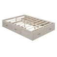 thumbnail image 5 of Aukfa Storage Platform Bed with 6 Drawers, Full Size Captain Bed Frame, Farmhouse Style, Antique White, 5 of 8