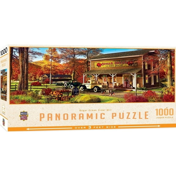 MasterPieces 1000 Piece Jigsaw Puzzle - Sugar Creek Cider Mill - 13"x39"