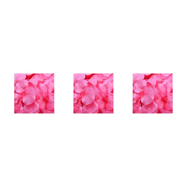 Qarigey 100 piezas de tela de pétalos de flores de rosa reutilizables artificiales, adorno romántico, flores falsas para compromiso, púrpura, rojo, Type1 NO1 Qarigey CBP105734