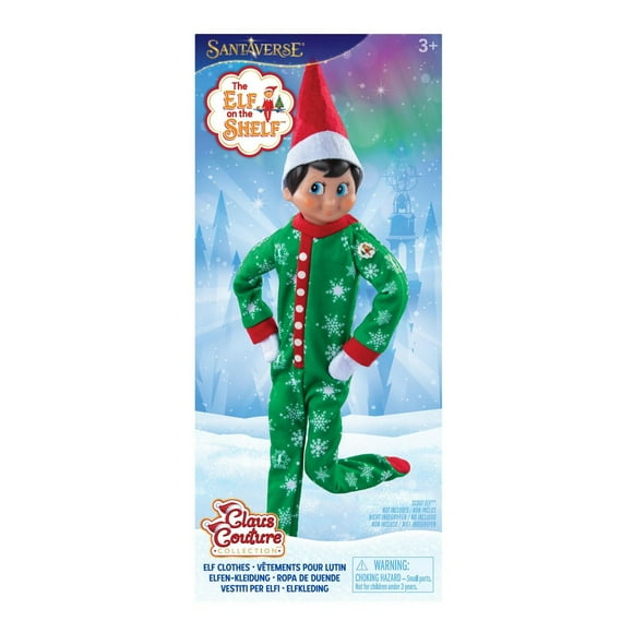 Elf on the shelf – Claus Couture – Pyjamas flocons de neige