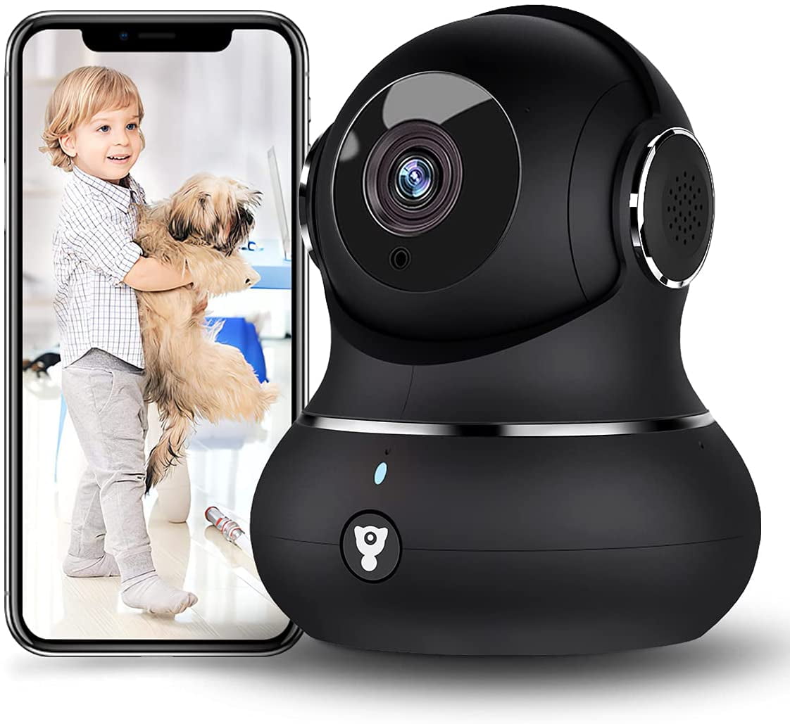 2021New Home Security Camera with Night Vision Littlelf 1080P Dog Camera WiFi Camera Indoor Cloud & Micro SD Storage Motion Detection 2-Way Audio for Pet/Baby