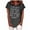 Dark Gray, variant on Ichuanyi Womens Tops, Summer Women's Casual T-Shirt Funny Letter Printed Short Sleeve O-Neck Tees Top