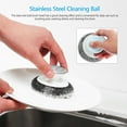 thumbnail image 3 of LOLIPPYY 3-Pack Kitchen Dish Scrubbers for Easy and Effective Dish Cleaning, Plastic Handles, Multipurpose Use, 3 of 7