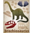 thumbnail image 2 of Brachiosaurus Dinosaur Poster Print by Melody Hogan, 2 of 2