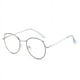 thumbnail image 4 of Gafas de miopía con forma de oreja de gato y espejo plano antiluz azul para mujer, estilo niña, bonitas gafas de miopía con forma de ojo de gato y espejo terminado, 4 of 5