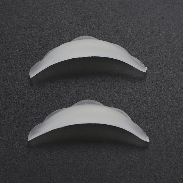 Silicone , 3 Pairs Soft Eyelash Lifting Pads, Curved Shape Design, Perfect For Salon Or Home Use