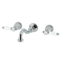 Kingston Brass KS3021BPL Bel-Air Two-Handle Wall Mount Roman Tub Faucet, Polished Chrome