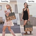 thumbnail image 6 of Large Capacity Tote Bag,Leopard Print and Footballs Pattern Handbag Fashion Luxury Tote Bag,15.7"x13"x 5.1" Inches,Laptop Compatible, 6 of 6